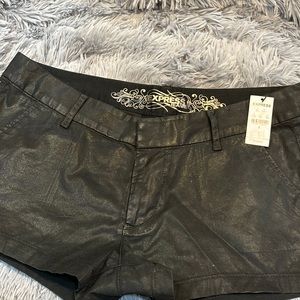Express woman’s black shorts.
